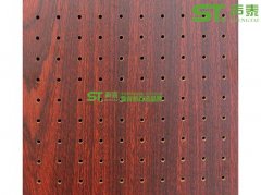 为何孔木吸音板背面也要贴三胺纸