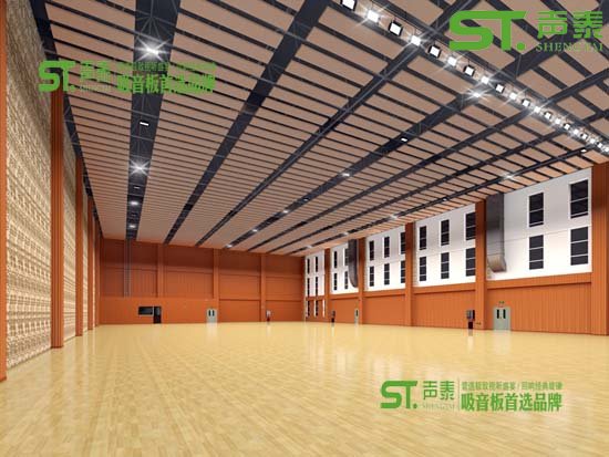 湖北大型篮球馆空间吸声体品牌(图3)